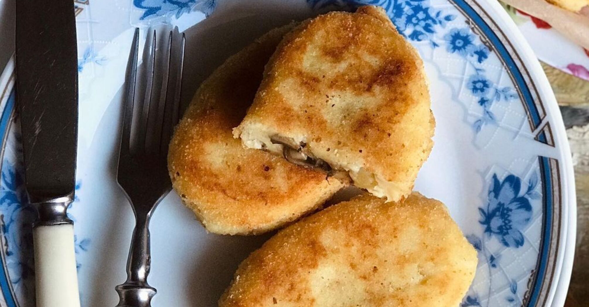 Homemade potato cutlets