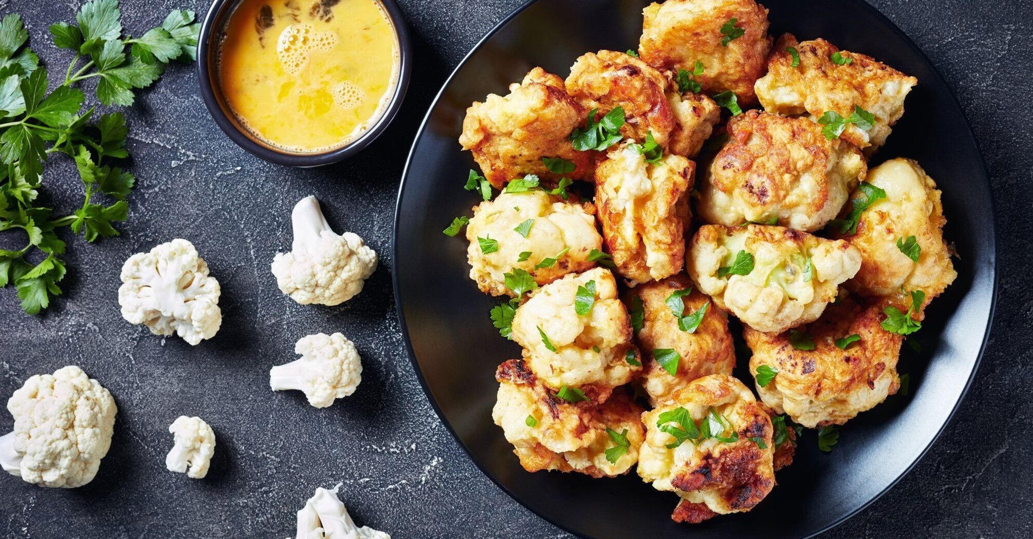 Cauliflower in batter