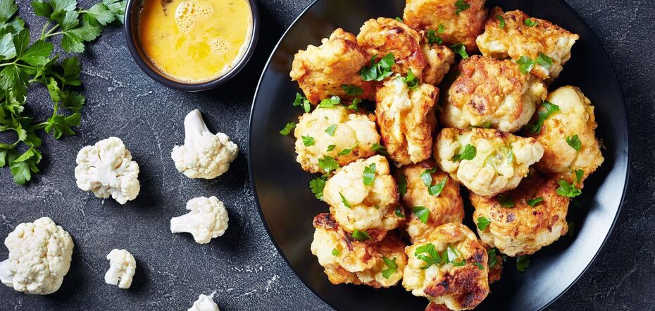Cauliflower in batter