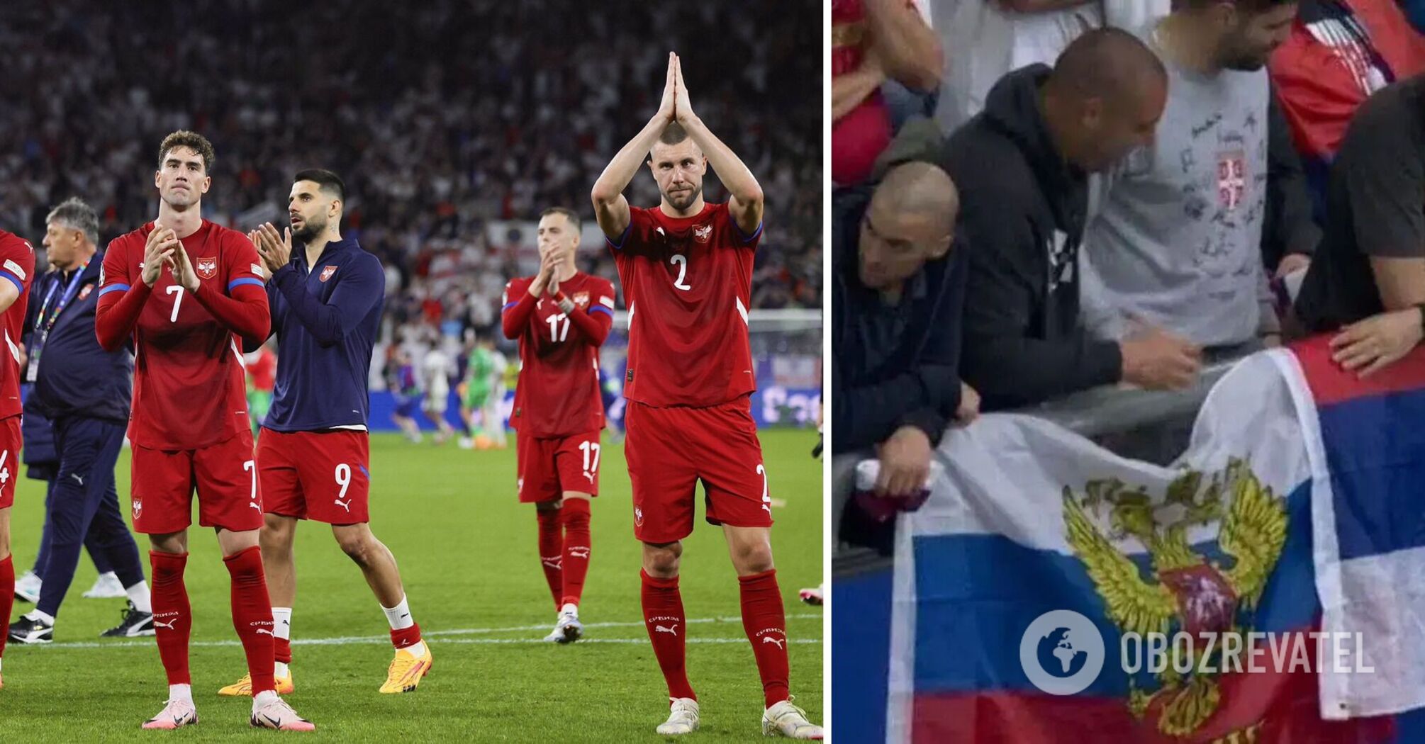 Serbia jest przedmiotem dochodzenia w sprawie rosyjskich flag i prowokacji na Euro 2024