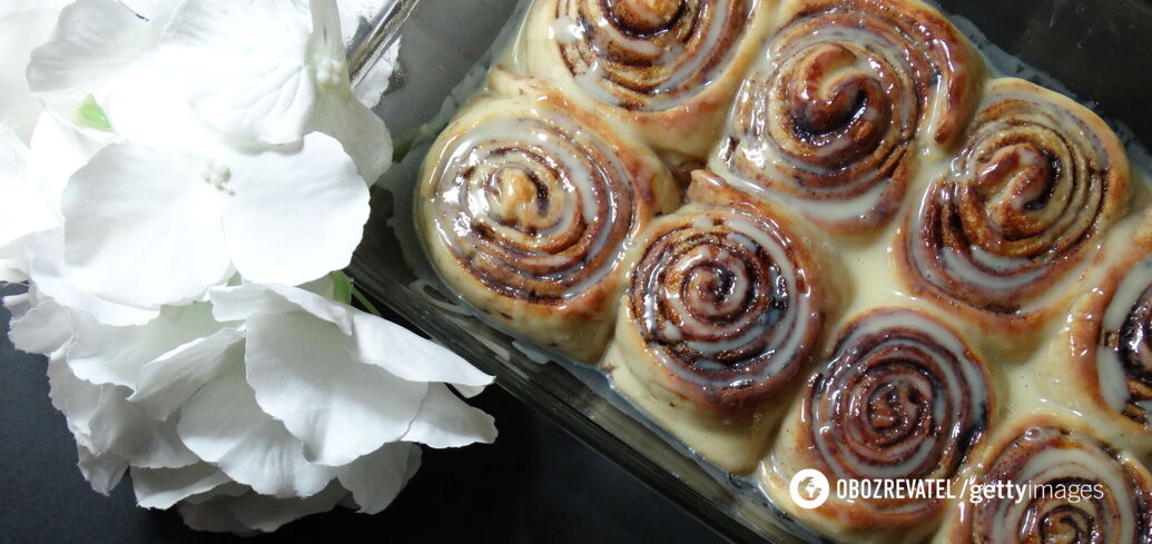 Recipe for cinnamon rolls