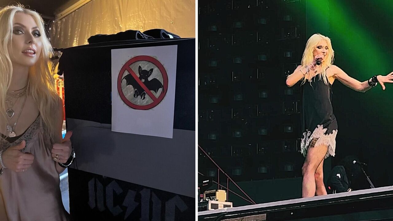 The lead singer of the rock band The Pretty Reckless and the star of Gossip Girl was bitten by a bat during a performance