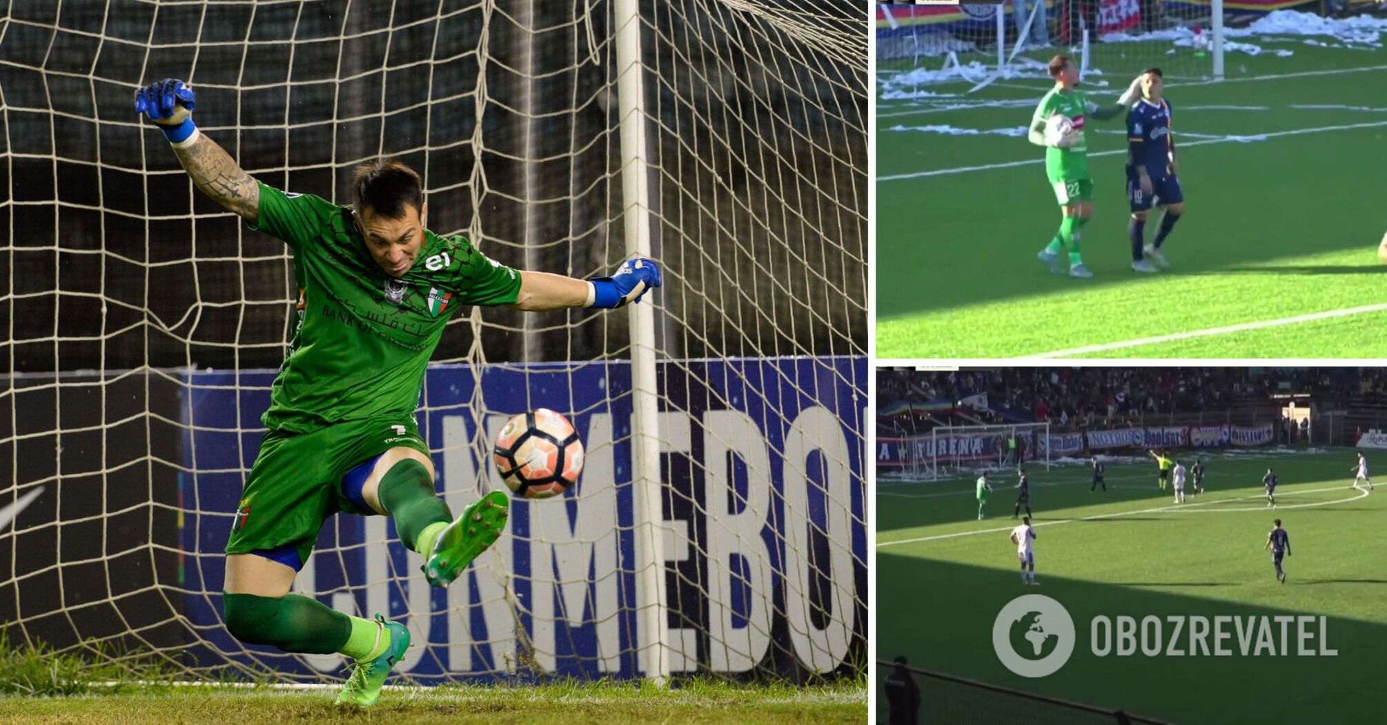 In Chile, goalkeeper earns penalty in "the strangest way in the history of football". Video
