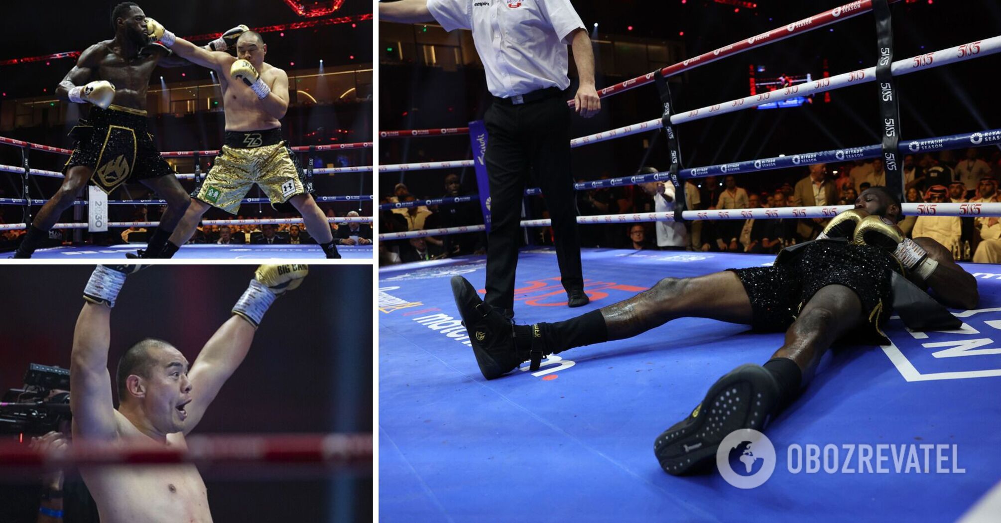 Chinese giant defeats Wilder by a brutal knockout. Video