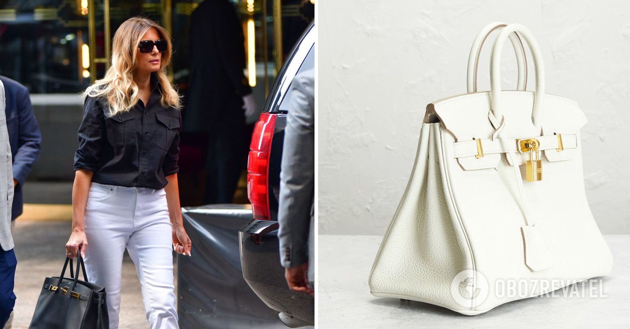 Melania Trump została zauważona w Nowym Jorku z super modną torebką Hermes Birkin za ponad 30 tysięcy dolarów