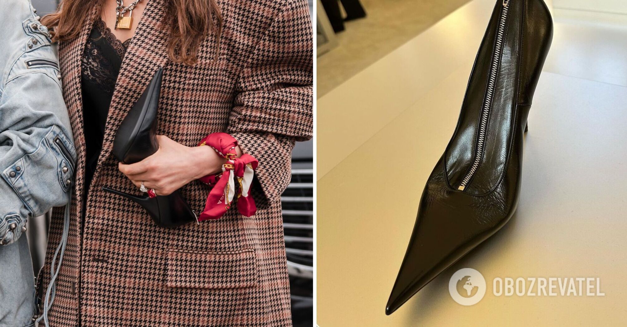 Balenciaga presented a clutch in the form of a shoe that can kill. Photo