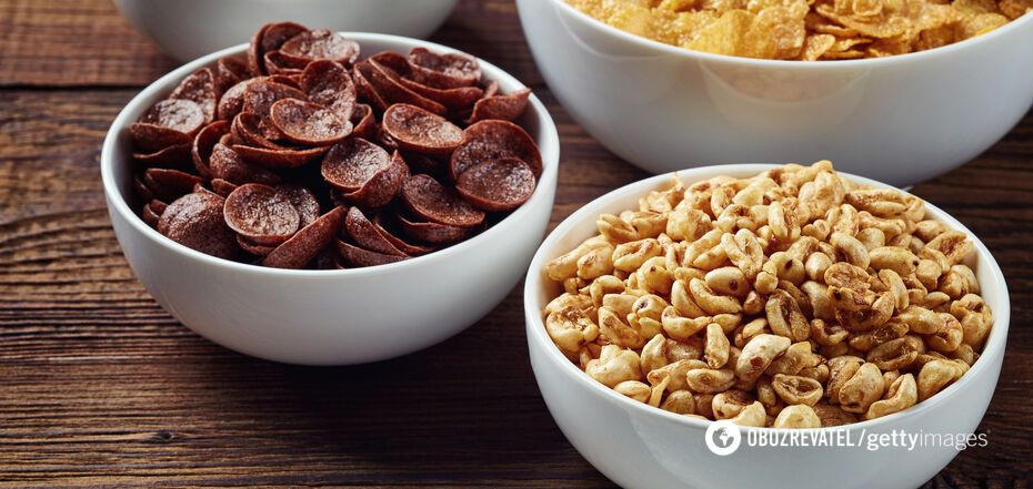 It is better to choose breakfast cereals with the least amount of sugar