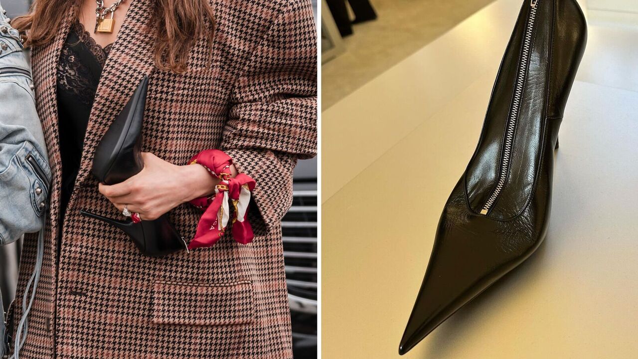 Balenciaga presented a clutch in the form of a shoe that can kill. Photo