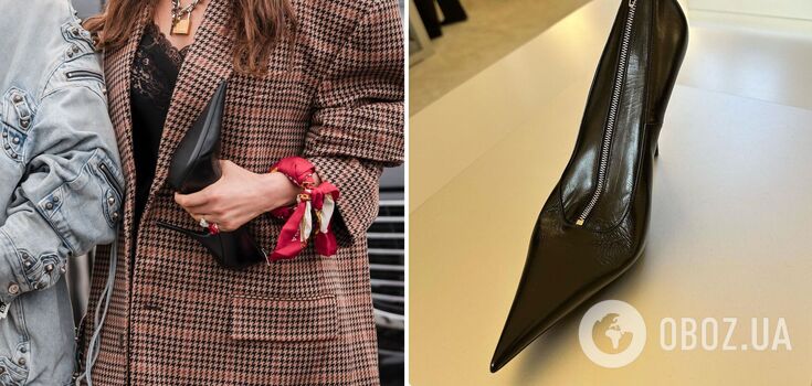 Balenciaga presented a clutch in the form of a shoe that can kill. Photo