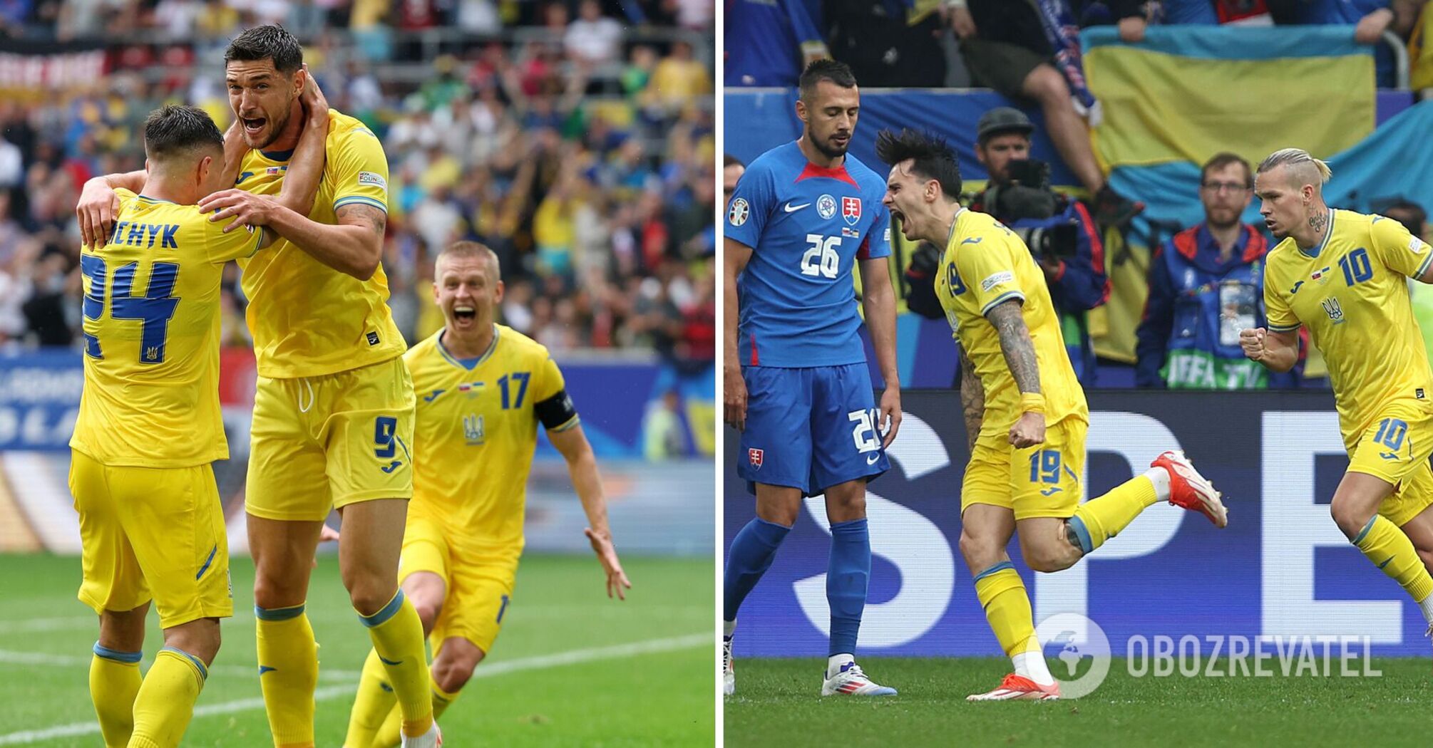 The best and worst players in the national team of Ukraine in the match against Slovakia at Euro 2024 are named