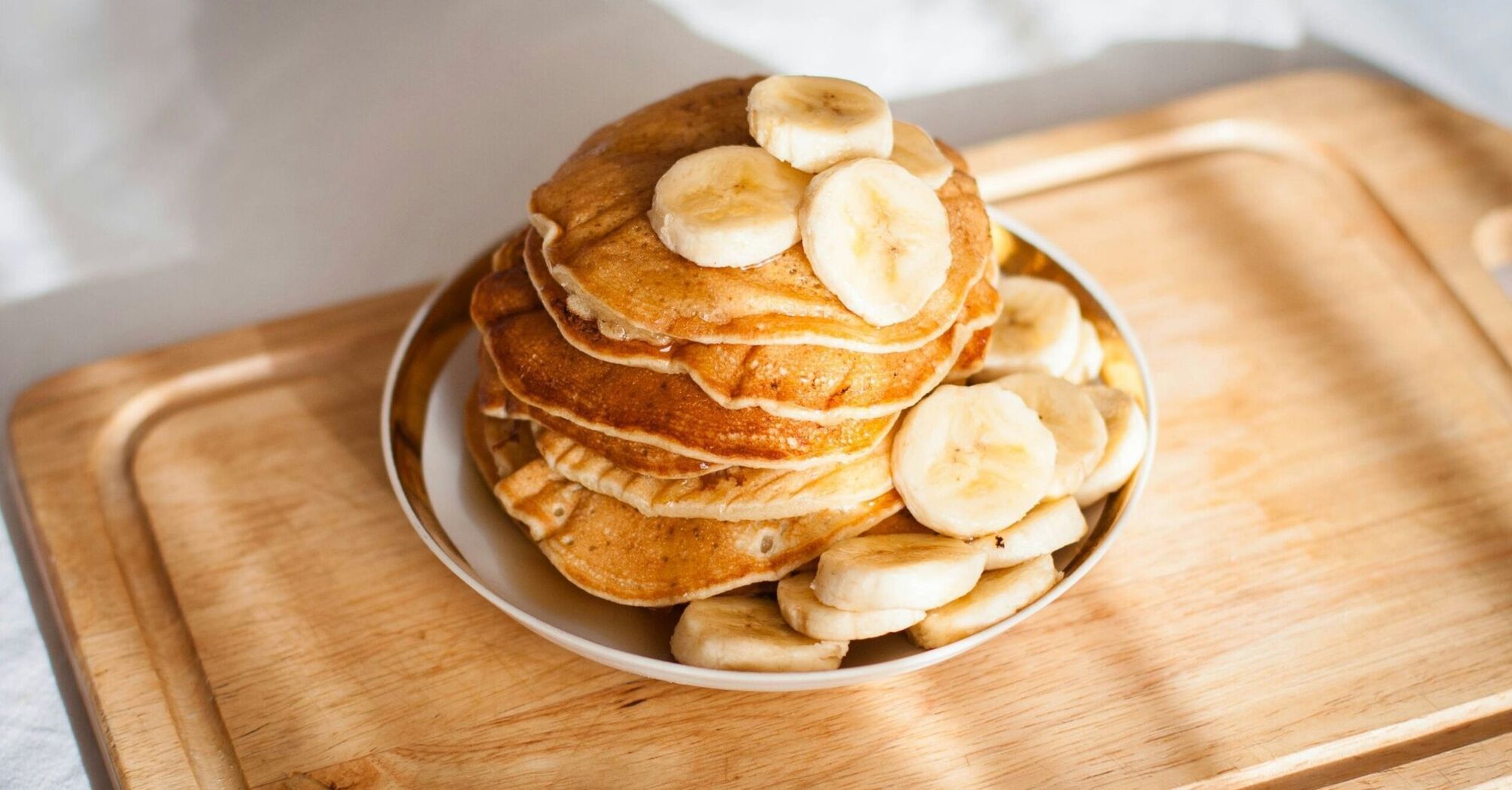 Delicious pancakes for breakfast