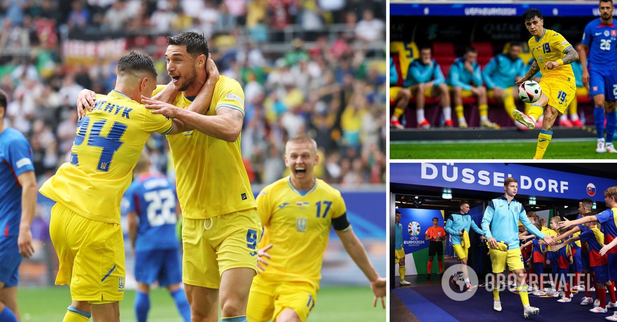 The most popular sports publication in Russia praised Ukraine's victory over Slovakia at Euro 2024, making patriots go crazy. Photo