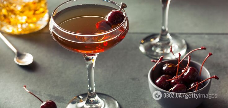 Homemade cherry liqueur