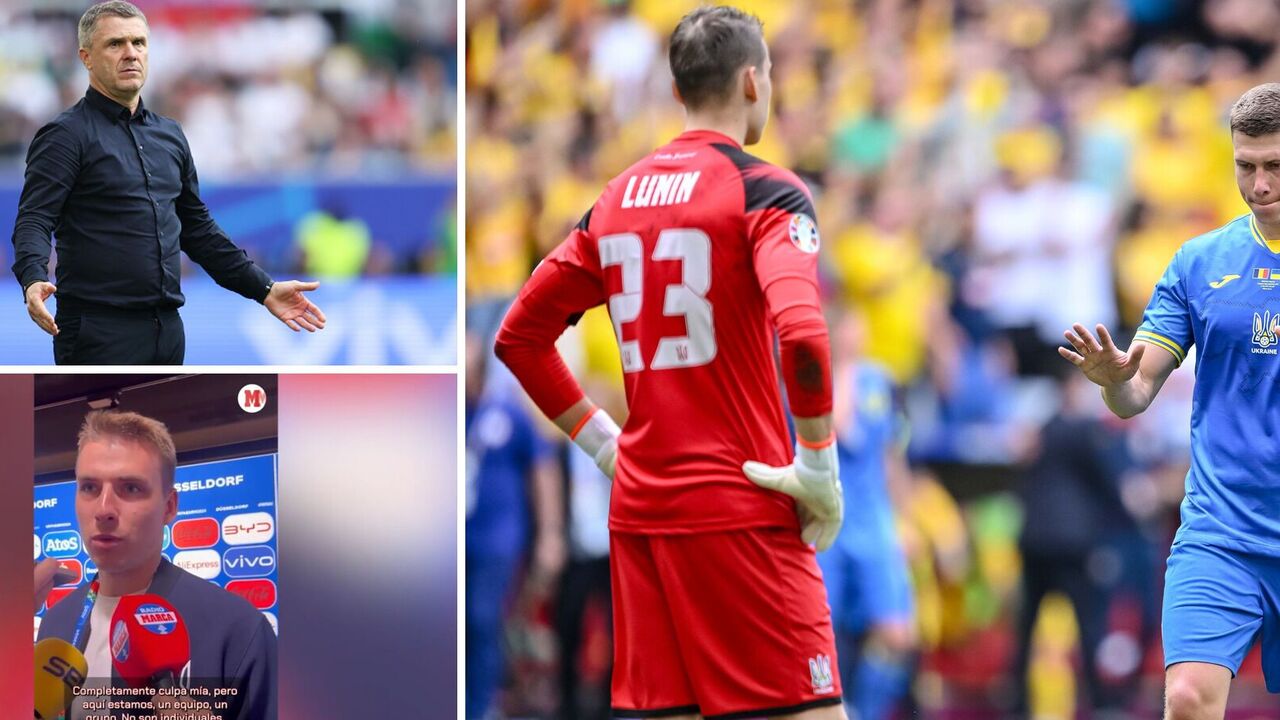 Łunin spowiada się po tym, jak Rebrow przesunął go na rezerwę w meczu ze Słowacją