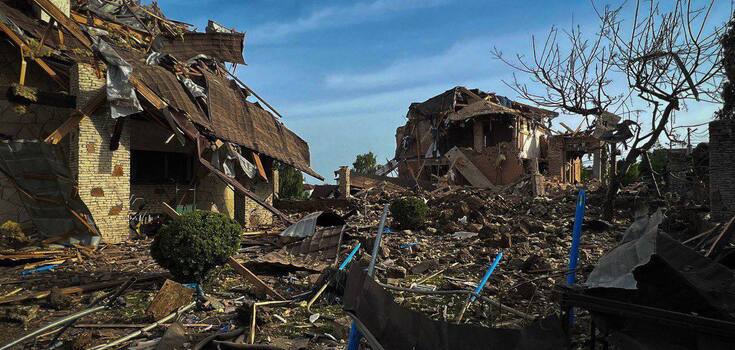A number of private houses destroyed: SES shows consequences of the Russian missile attack on Kyiv region. Photo