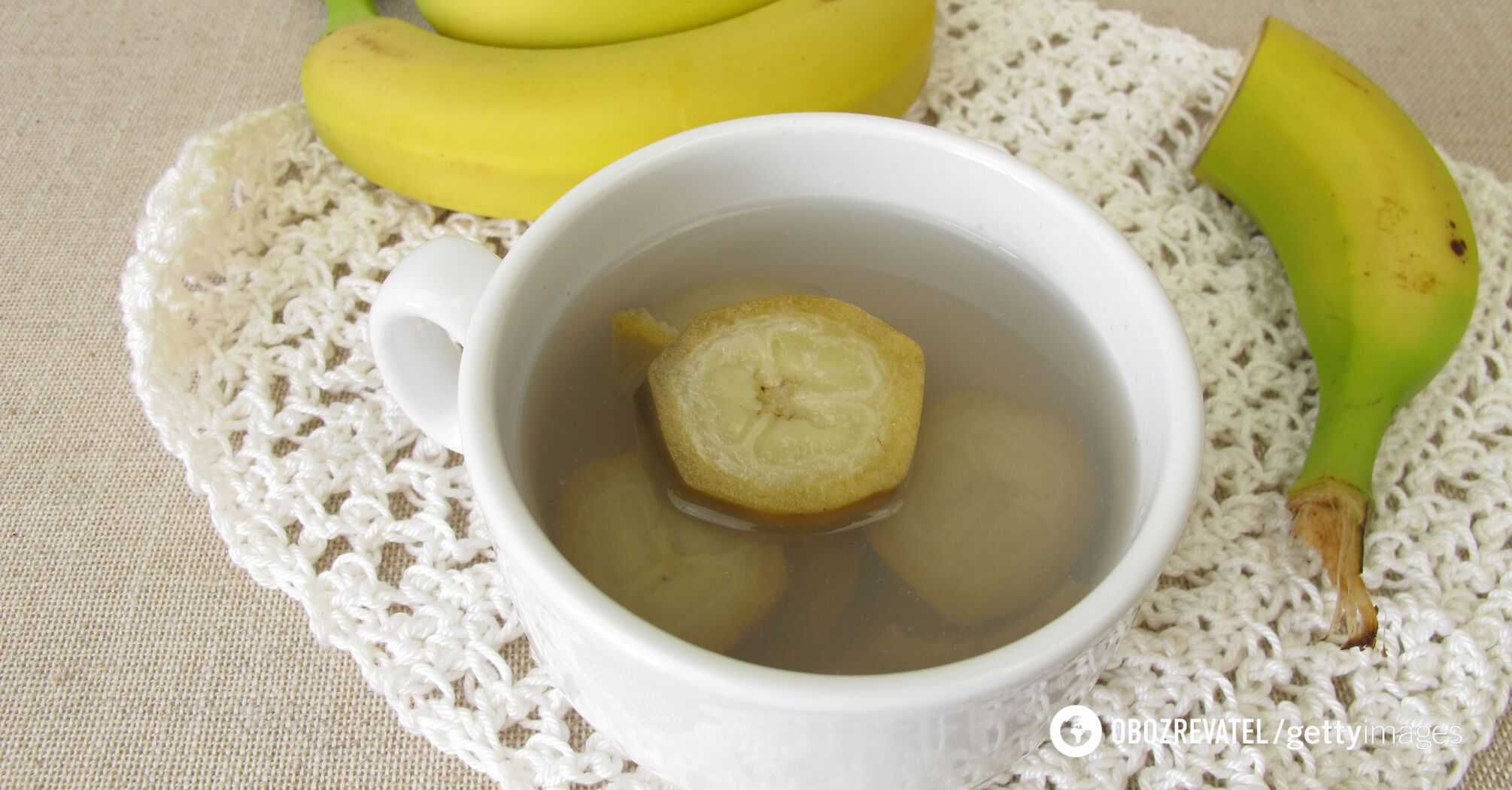 Banana tea reduces the risk of cardiovascular disease