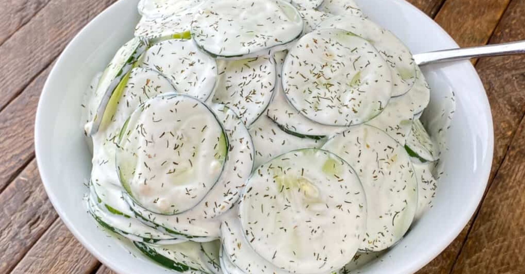 Cucumbers with herbs in sour cream: you haven't cooked vegetables like this before