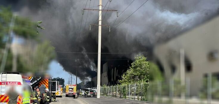 Occupants struck at Odesa: a fire broke out, there are victims. Photos and videos