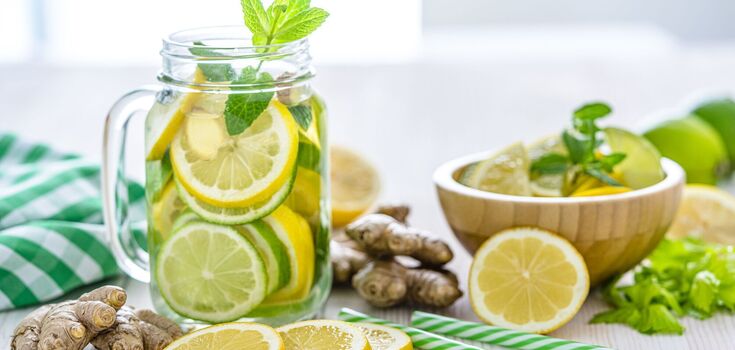 Homemade lemonade