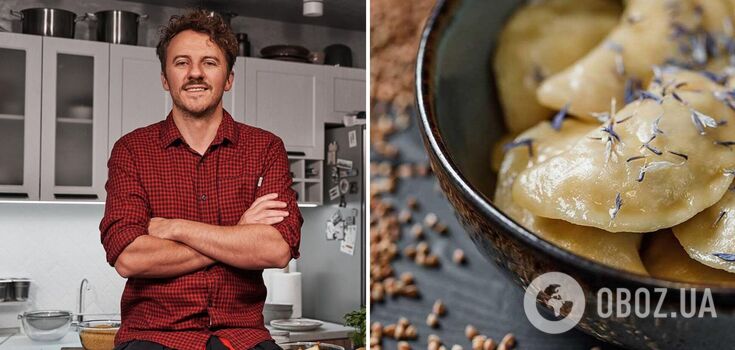 Yevhen Klopotenko shares a recipe for unusual varenyky