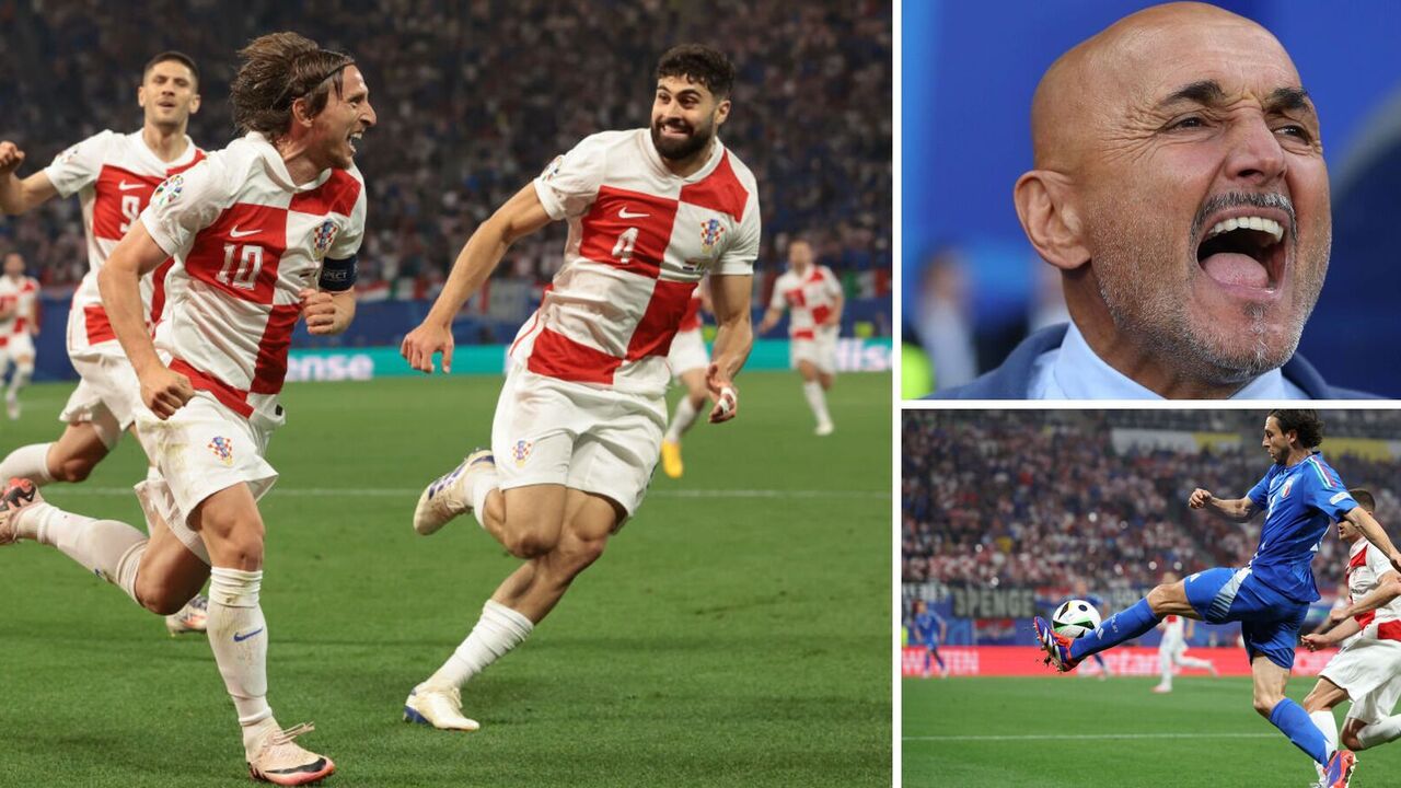 Italy escaped disaster in the most dramatic match of Euro 2024, scoring a goal in the 98th minute. Video