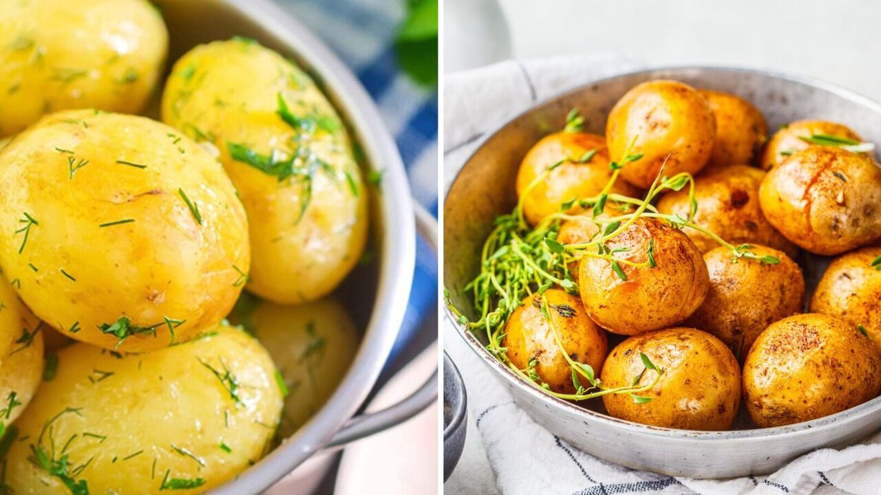 How to cook perfect jacket potatoes with a crispy crust: life hack