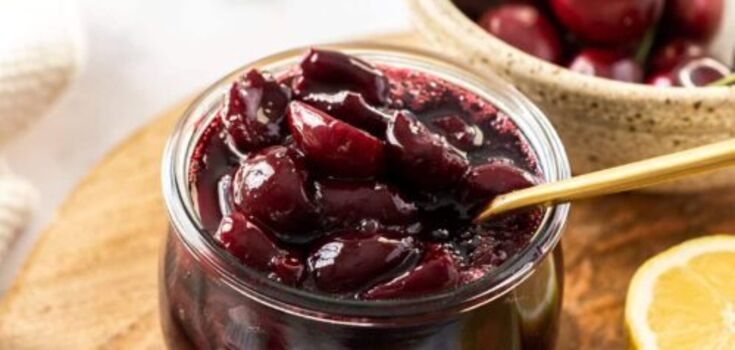 Cherry sauce for meat, which is perfectly stored all winter: how to cook