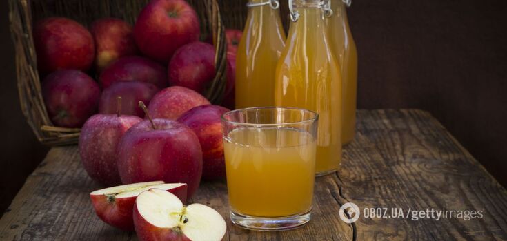 Homemade apple cider