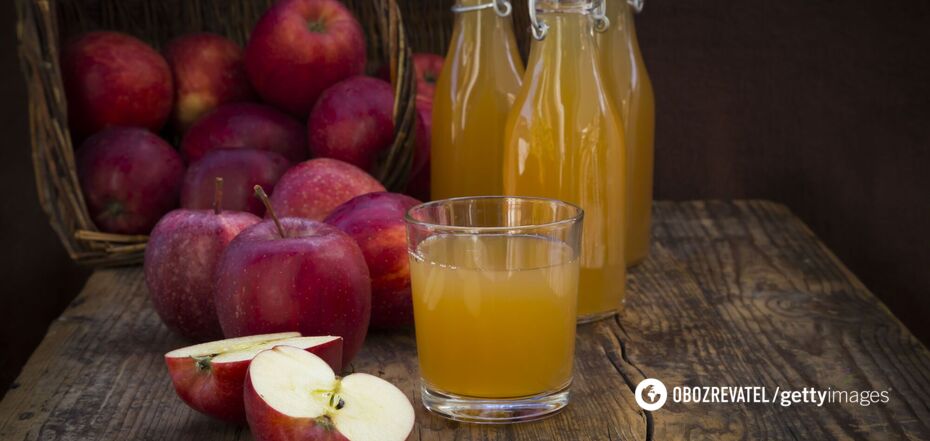 Homemade apple cider
