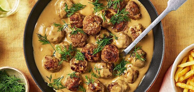 Potato dumplings with meatballs: you can use yesterday's mashed potatoes