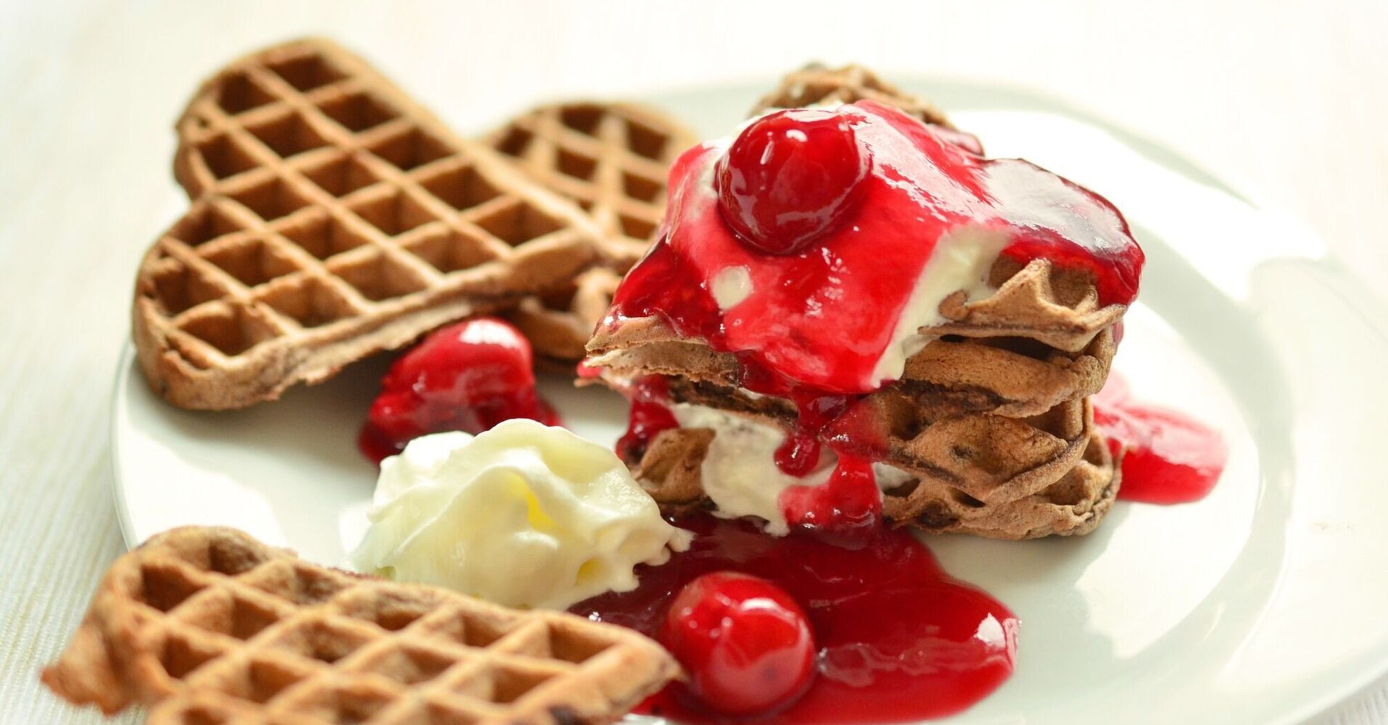 Homemade Belgian waffles