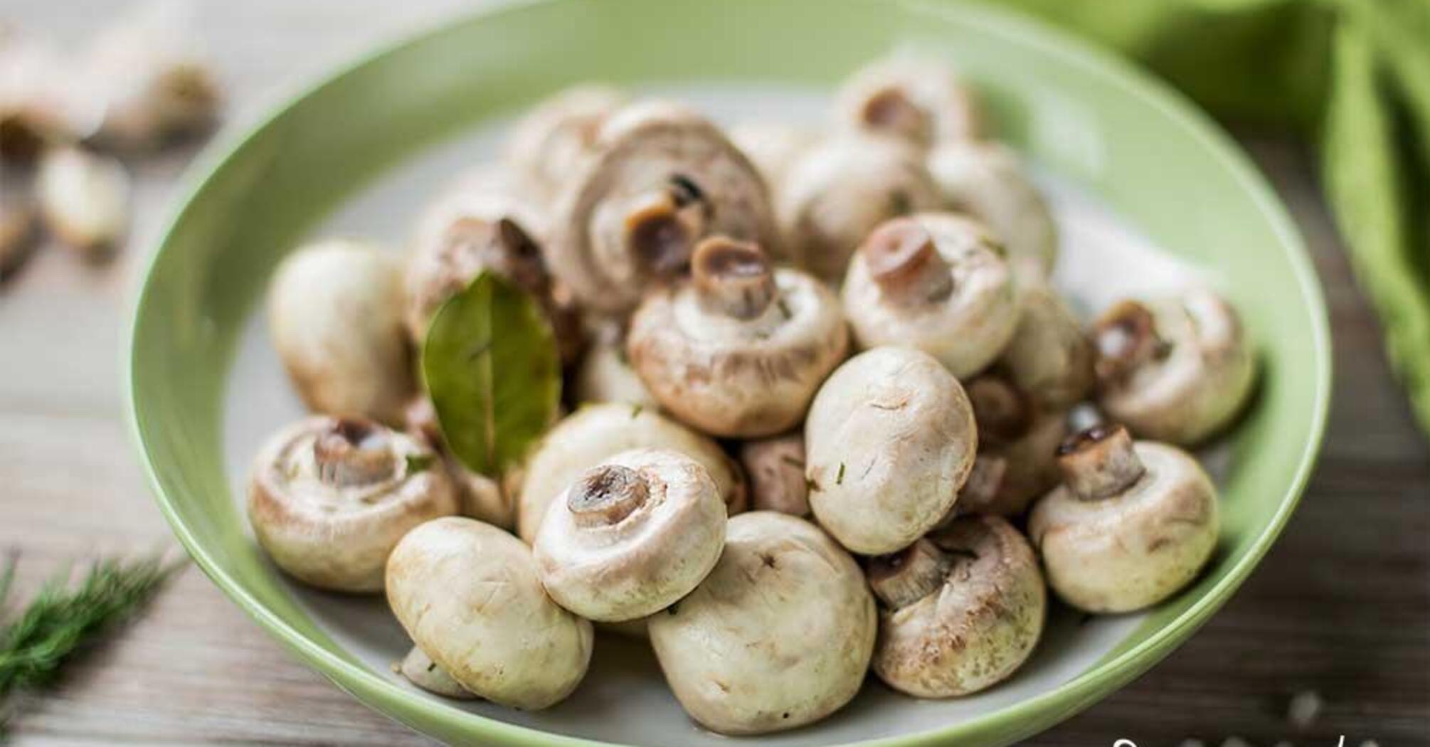 Recipe for pickled mushrooms