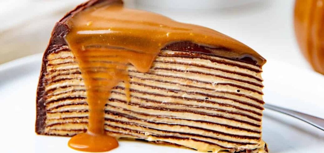 Quick pancake cake: no need to bake