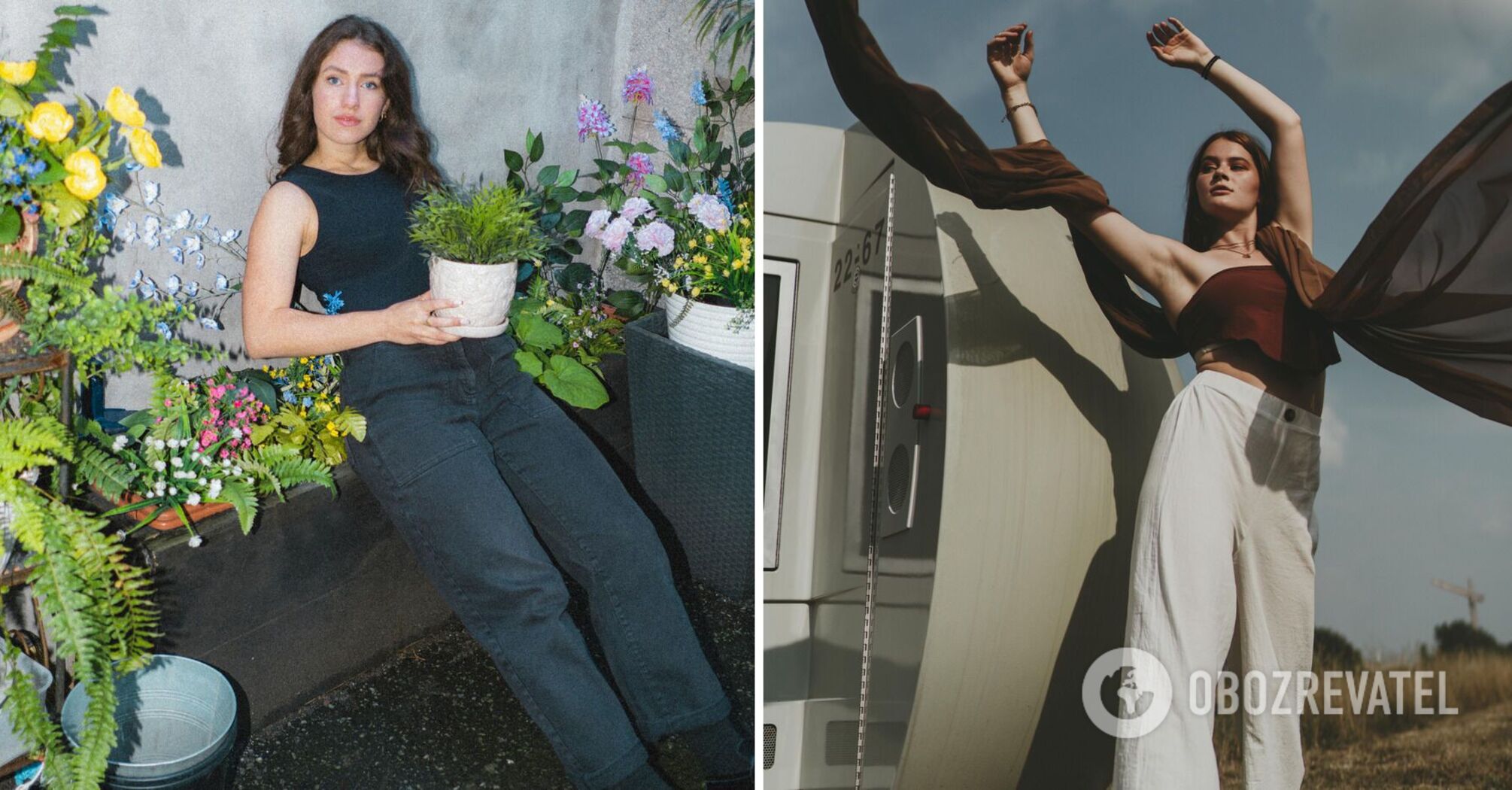 Forget bright colors and low waists: how to wear wide pants for women of short stature