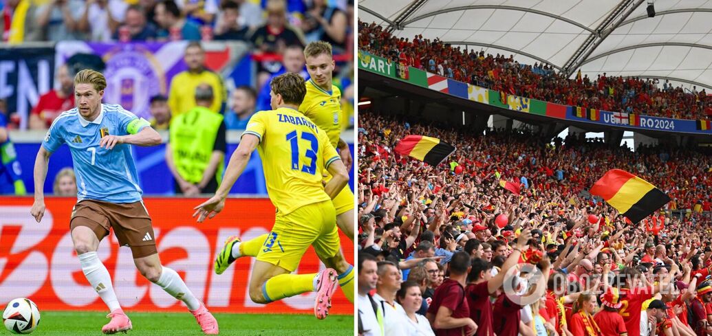 The players of the Belgian national team staged a demarche after the match with Ukraine at Euro 2024. Video