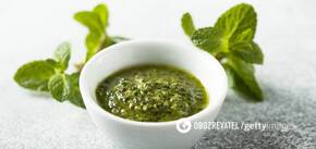 Miętowy sos pesto może być stosowany do aromatyzowania dań rybnych