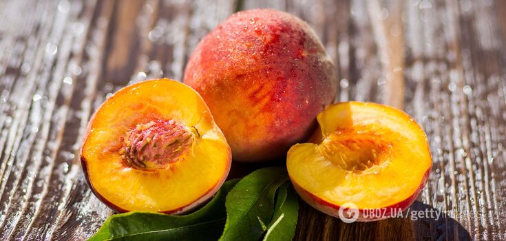 Peaches help improve skin condition