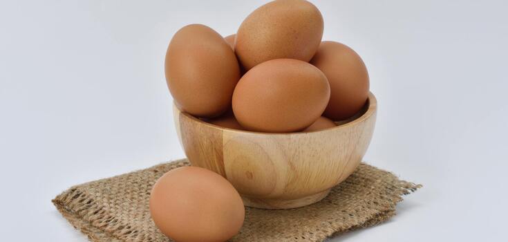 Homemade eggs