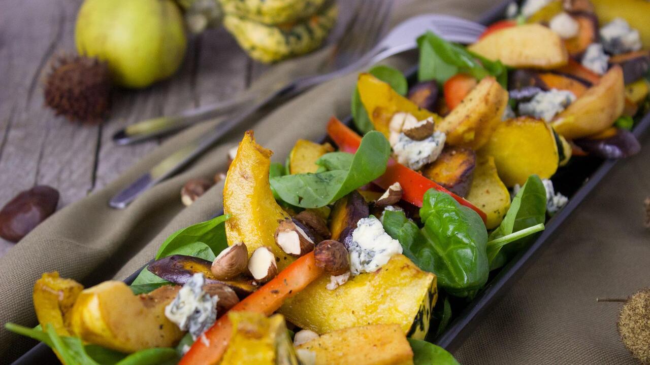 A delicious spring salad