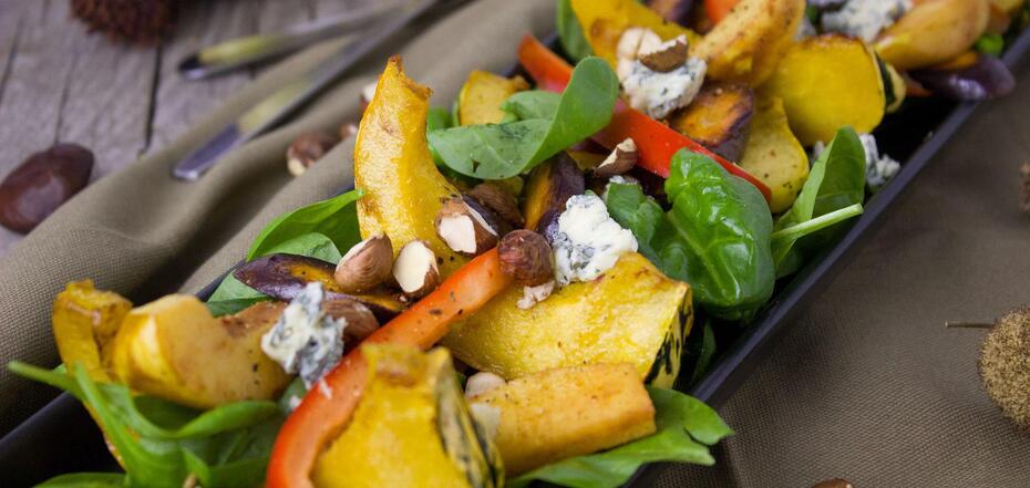 A delicious spring salad