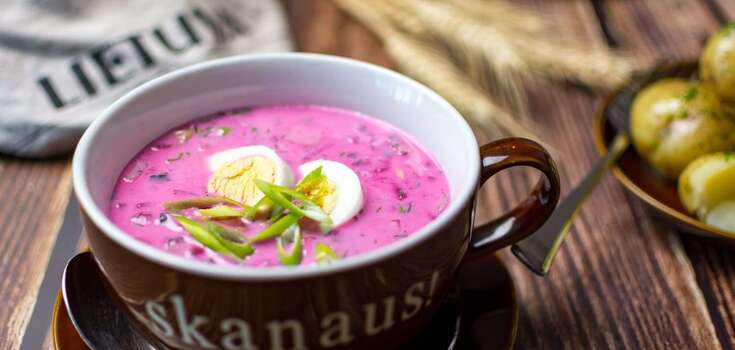 Tastier than classic: cold summer borscht in 10 minutes