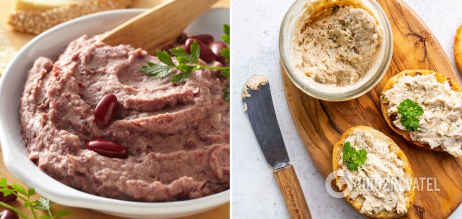 Recipe for hummus from beans