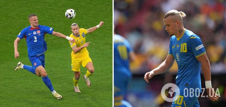 "Some kind of down": Mudryk boils over after Ukraine's elimination from Euro 2024
