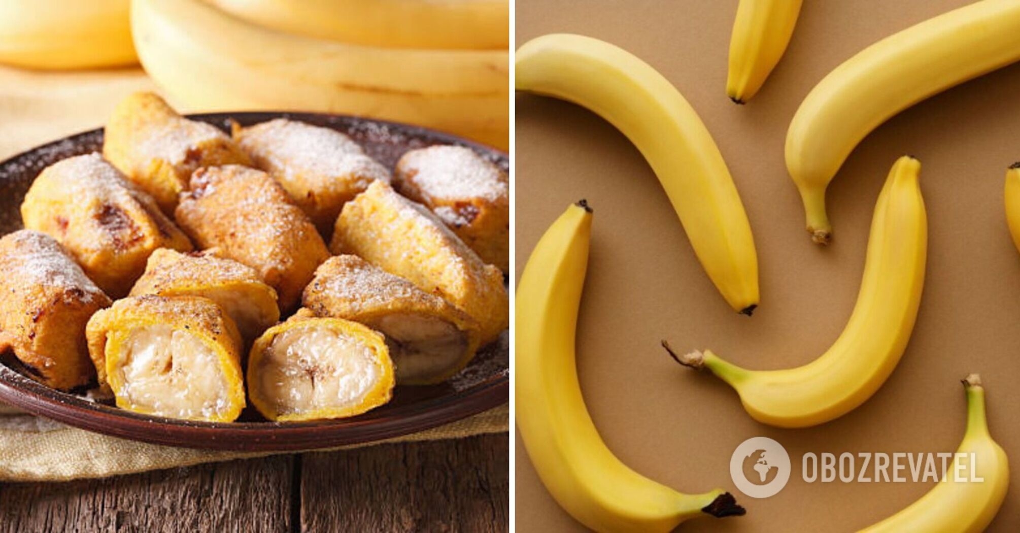 Banana in batter in 5 minutes: a low-calorie dessert that even children can eat