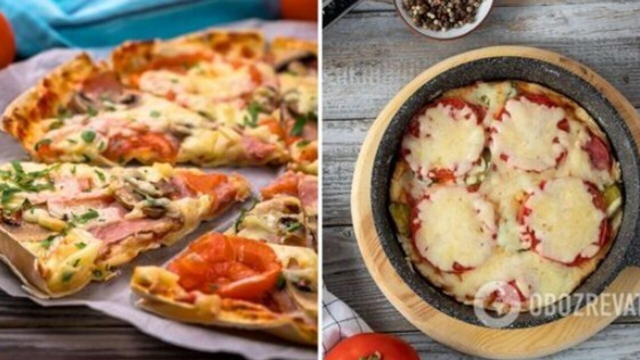 Pizza recipe in a pan