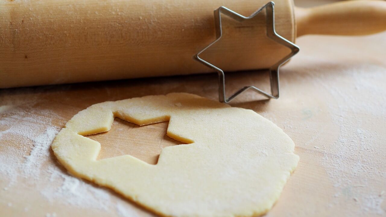 Shortcrust pastry for cookies