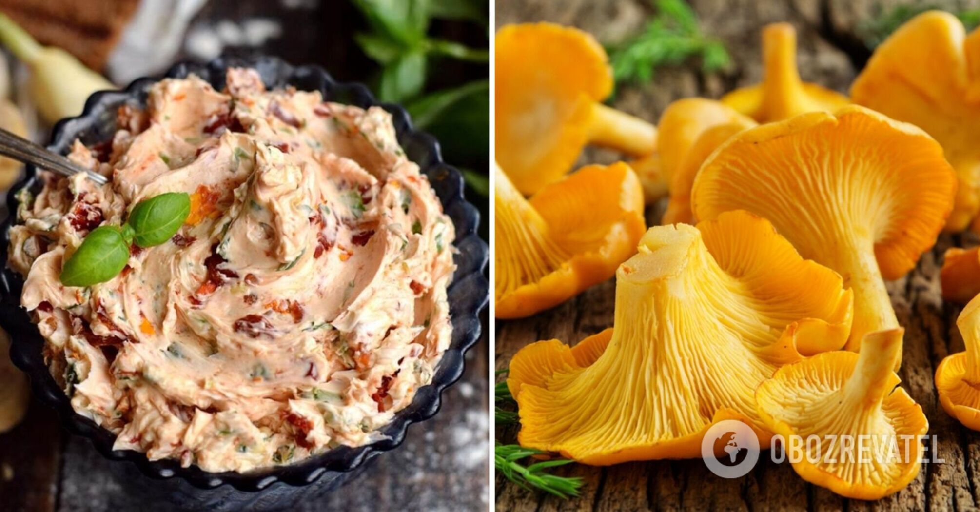 Delicious butter and mushroom spread