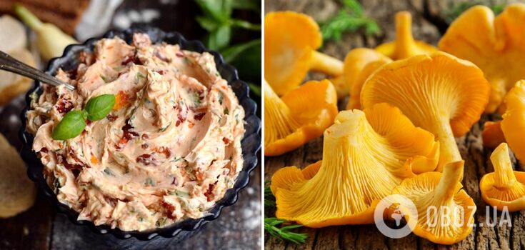 Delicious butter and mushroom spread