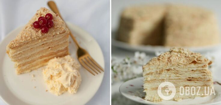 Low-calorie Napoleon cake without baking in 10 minutes: how to replace puff pastry