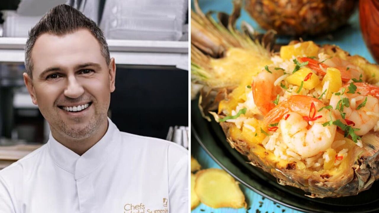 How to stuff pineapples deliciously: an idea from a famous chef